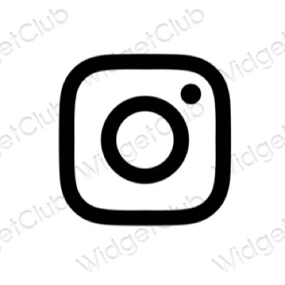 Ästhetische Instagram App-Symbole