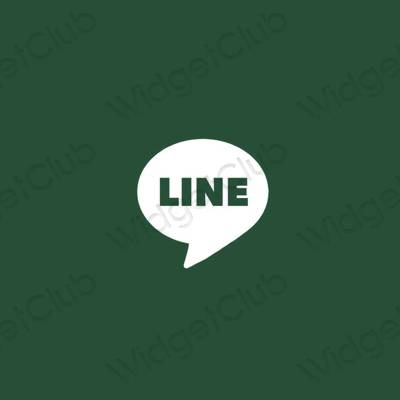 Estetinės LINE programų piktogramos