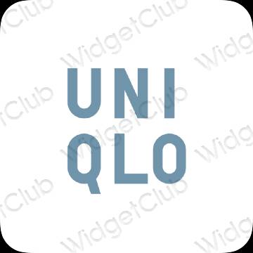 ესთეტიკური UNIQLO აპლიკაციის ხატები