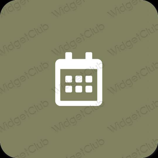 Esthetische Calendar app-pictogrammen