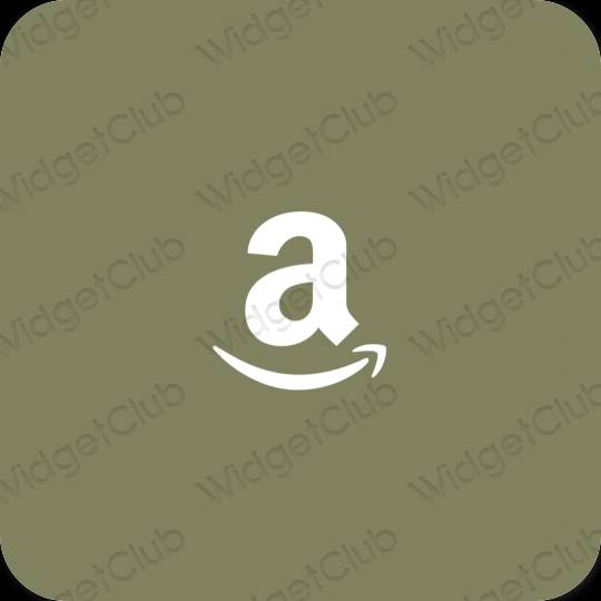 Esthetische Amazon app-pictogrammen