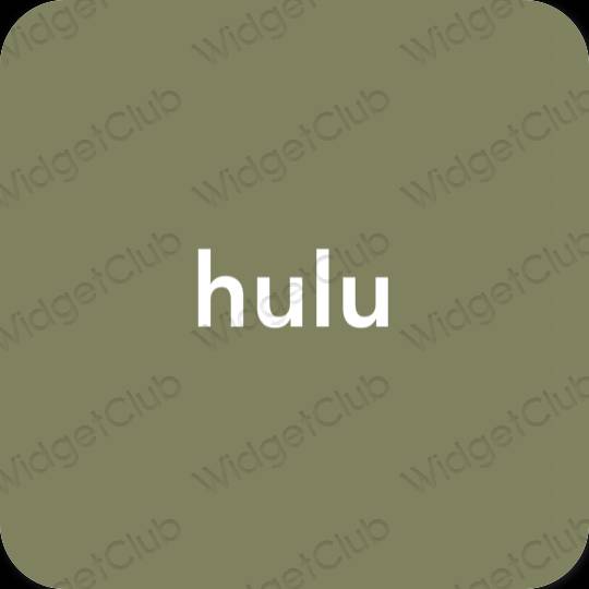 Æstetiske hulu app-ikoner