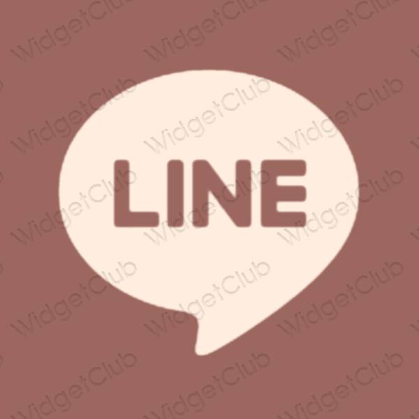 Estetske LINE ikone aplikacija