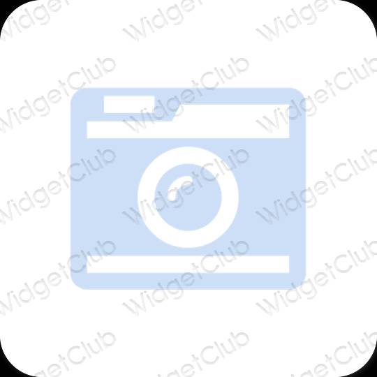 Esthetische Camera app-pictogrammen