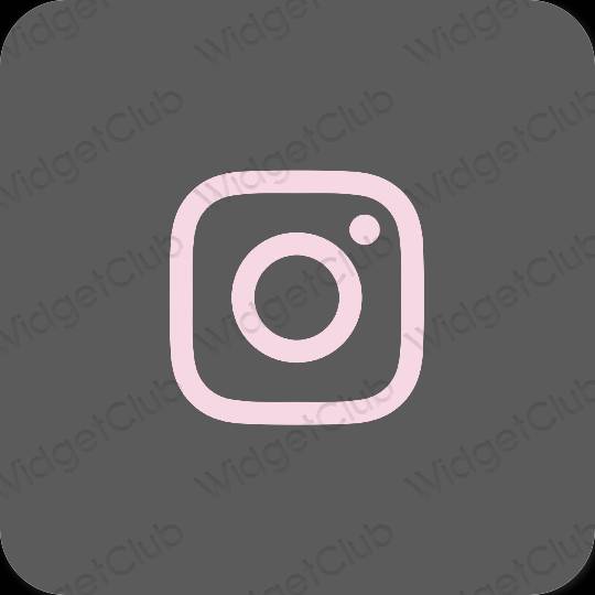 Estetik Boz Instagram proqram nişanları