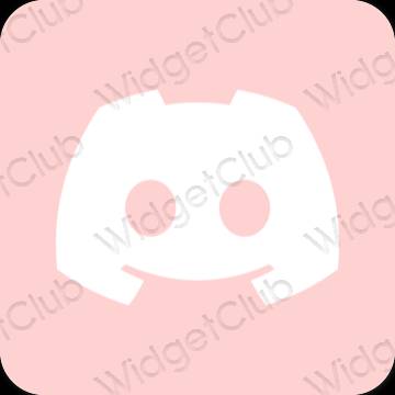 Estetsko roza discord ikone aplikacij