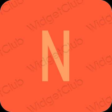 Esthetische Netflix app-pictogrammen