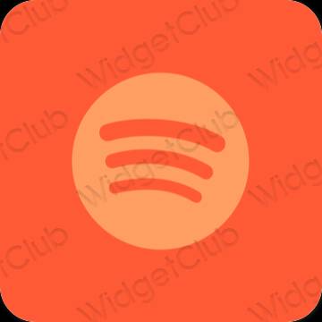 Icônes d'application Spotify esthétiques