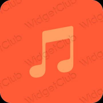 Esthetische Apple Music app-pictogrammen