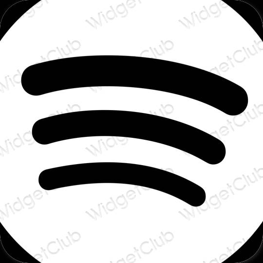 Estetiska Spotify appikoner