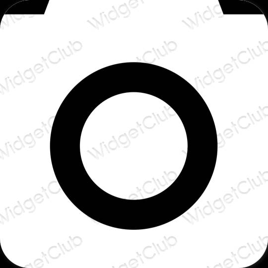 Esthetische Camera app-pictogrammen