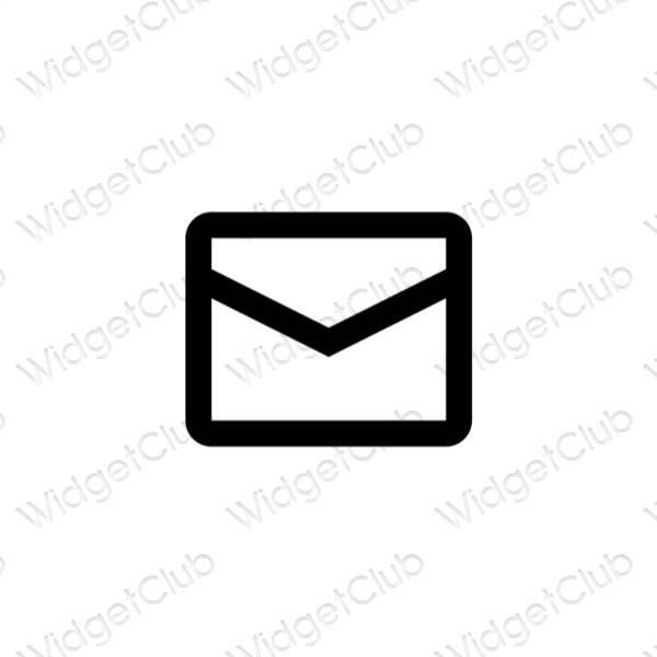 Icônes d'application Mail esthétiques