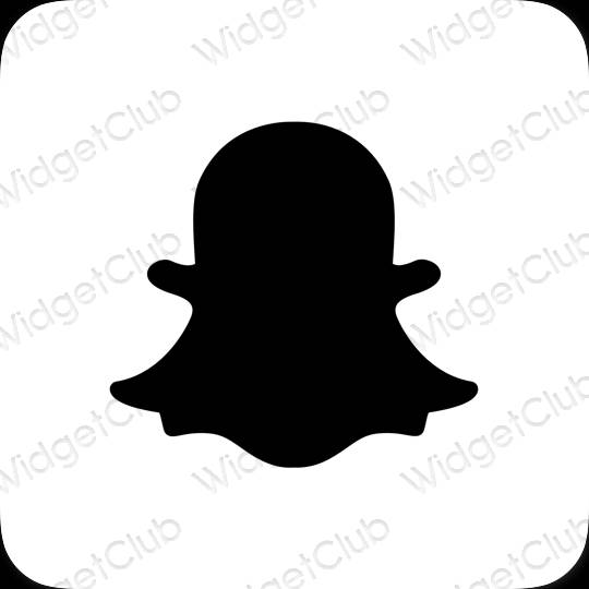 جمالية snapchat أيقونات التطبيقات