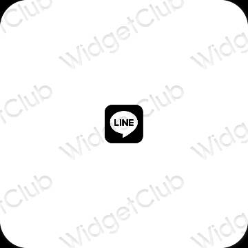 Esthetische LINE app-pictogrammen