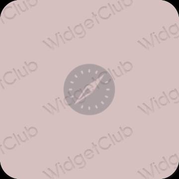 Ästhetische Safari App-Symbole
