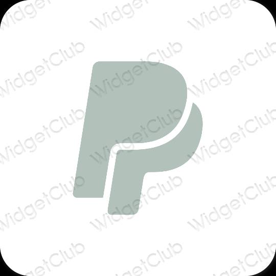 Pictograme pentru aplicații PayPay estetice