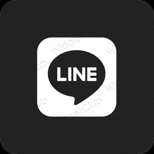 Esthetische LINE app-pictogrammen