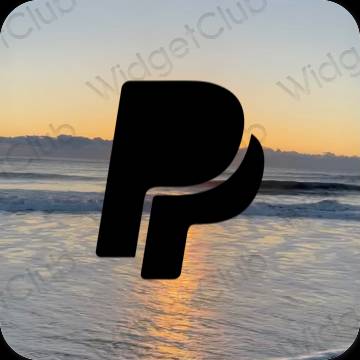 Aesthetic Paypal app icons
