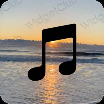 រូបតំណាងកម្មវិធី Apple Music សោភ័ណភាព