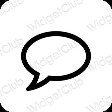 جمالية Messages أيقونات التطبيقات