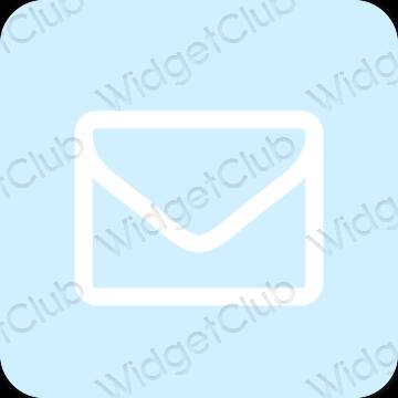 Stijlvol paars Mail app-pictogrammen