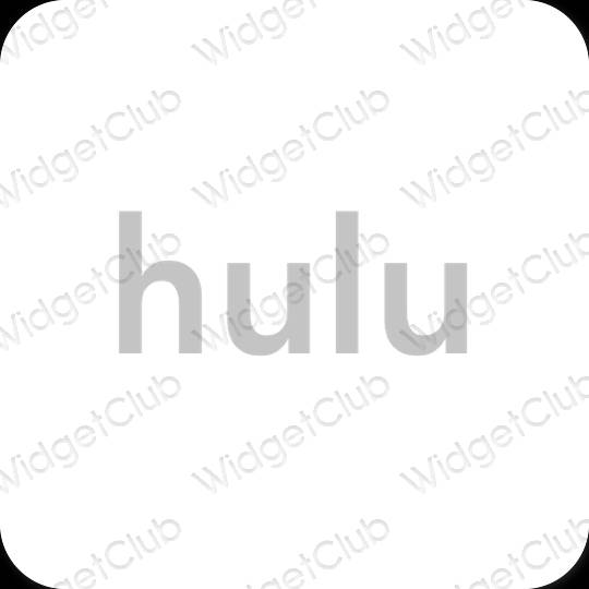 Esthetische hulu app-pictogrammen