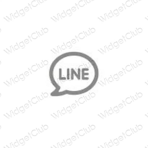 Aesthetic LINE app icons