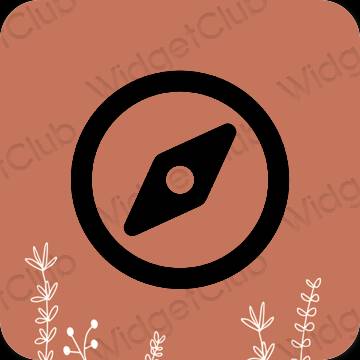Estetické ikony aplikací Safari