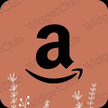 Esthetische Amazon app-pictogrammen