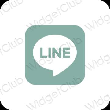 រូបតំណាងកម្មវិធី LINE សោភ័ណភាព