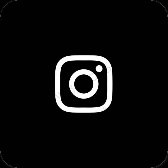 جمالية Instagram أيقونات التطبيقات