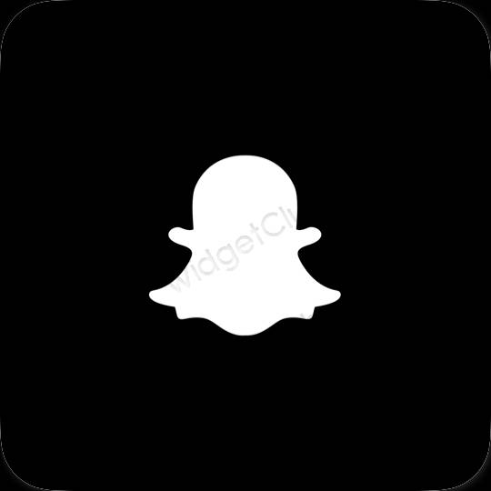 Estetske snapchat ikone aplikacij