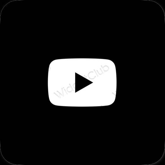 Æstetiske Youtube app-ikoner