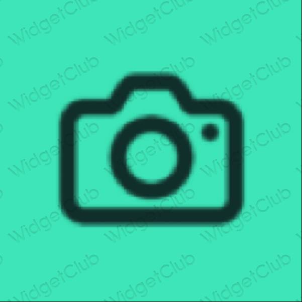 Esthetische Camera app-pictogrammen