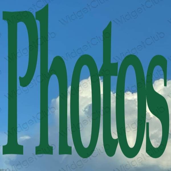 Esthetische Photos app-pictogrammen