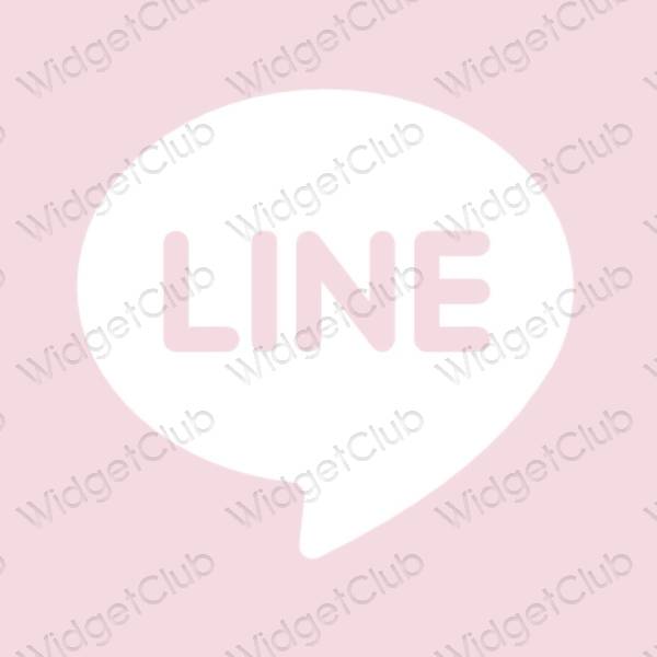 Естетични LINE икони на приложения