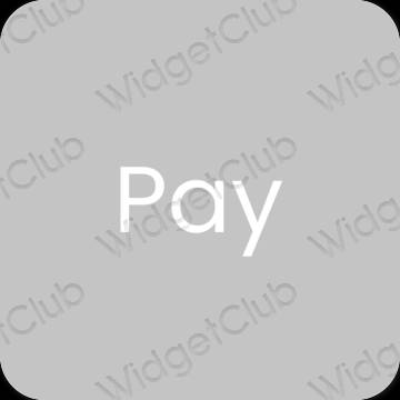 Pictograme pentru aplicații PayPay estetice