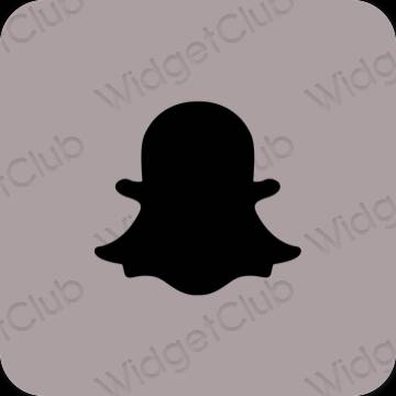 Æstetiske snapchat app-ikoner