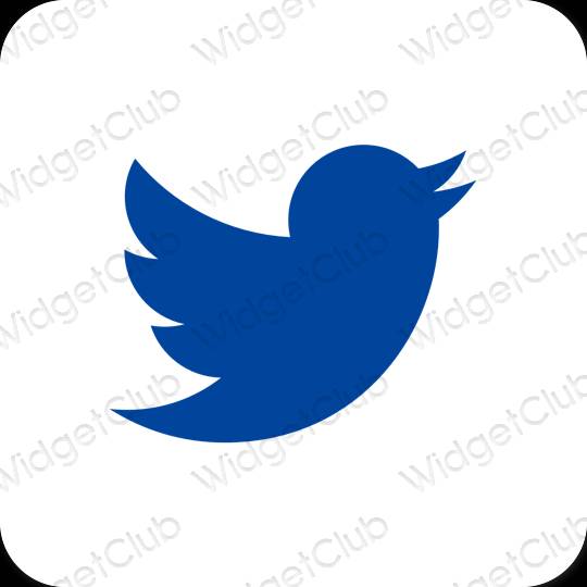 Esthetische Twitter app-pictogrammen