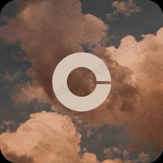 Icone delle app Coinbase estetiche