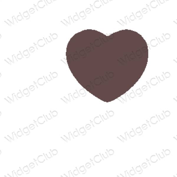 ესთეტიკური Apple Health აპლიკაციის ხატები
