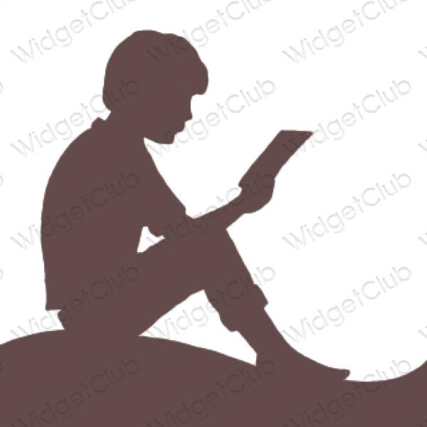Ikon apl Kindle Estetik