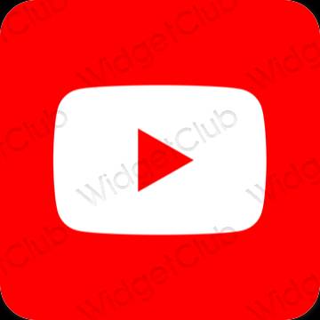 Гоо зүйн улаан Youtube програмын дүрс