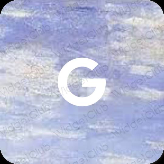 Icônes d'application Google esthétiques