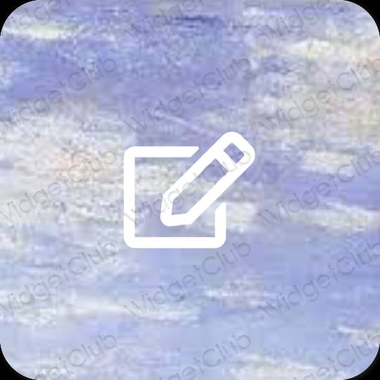 Estetske Notes ikone aplikacij