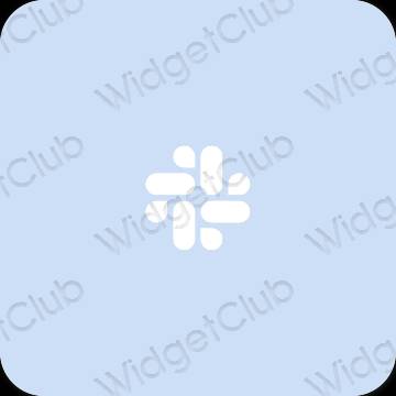 Estetski ljubičasta Slack ikone aplikacija