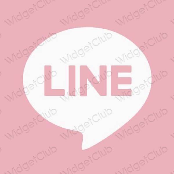 Esthetische LINE app-pictogrammen