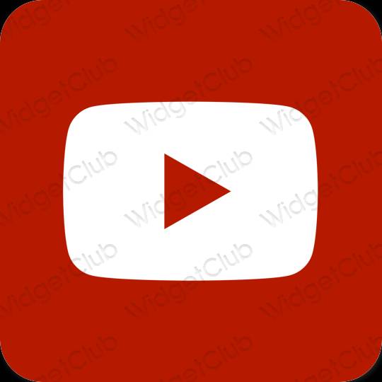 Aesthetic Youtube app icons