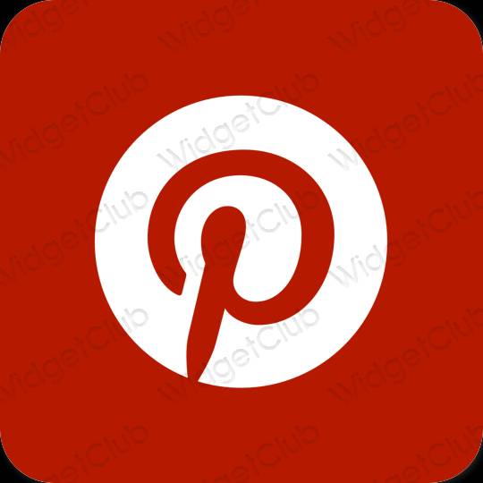 រូបតំណាងកម្មវិធី Pinterest សោភ័ណភាព