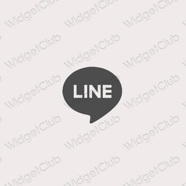 Эстетические LINE значки приложений